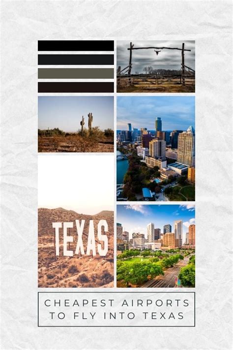 which texas airports are cheapest to fly into
